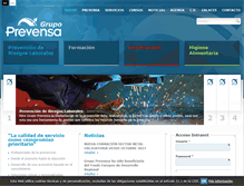 Tablet Screenshot of prevensa.net